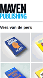 Mobile Screenshot of mavenpublishing.nl